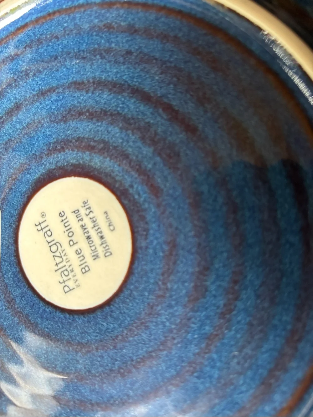 Pfaltzgraff Blue Pointe Dinner Plates Discontinued 2ct